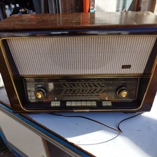 MID CENTURY RÖHRENRADIO AEG 3-D RAUMKLANG SUPER 6067 WD 1957? Ferrit Antenne 