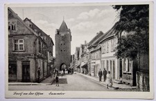 Barth a. d. Ostsee Pommern Dammtor 1940 Feldpost Briefstempel Flak.  4. Batterie