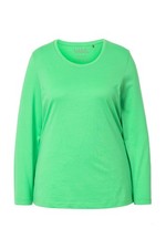 Ulla Popken Damen große Größen bis 64 Oberteil Langarmshirt Basic Langarm 646801