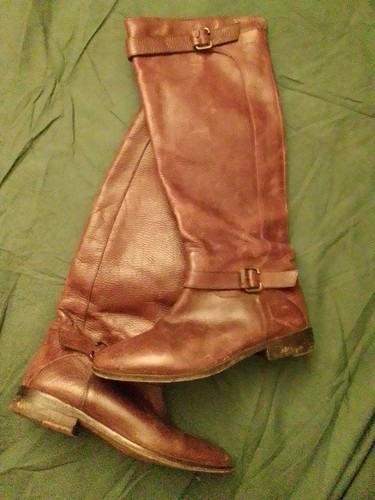 Vintage stiefel boho braun - vintage,