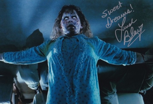 Linda blair signed autogramm - blair,