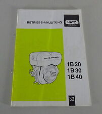 Betriebsanleitung Hatz
