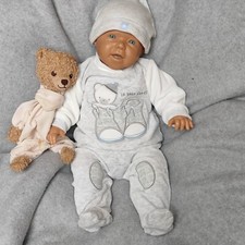 Baby Strampler aus Nicki, Babykleidung, Jungen, Schlafanzug, Gr. 62