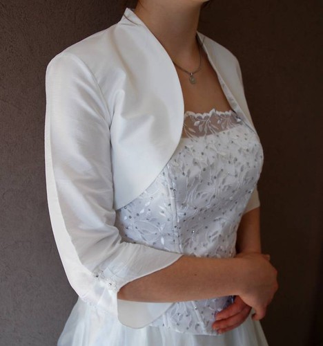 Brautjacke jacke creme - brautjacke,