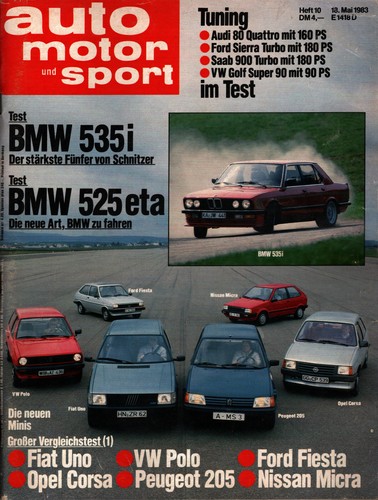 Zeitschrift auto motor - auto,