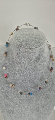 Kette collier unikat - collier,