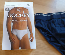 * JOCKEY klassische Slip Gr. S 2-er Pack NEU Blau 100% Baumwolle