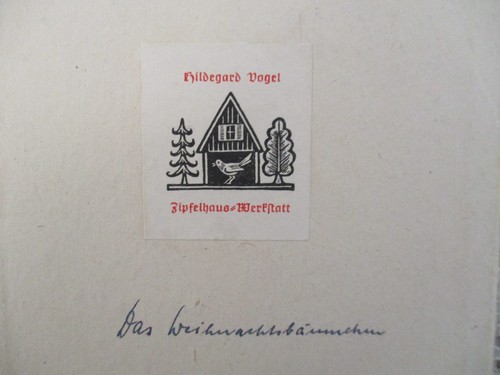 1954 sign hildegard vogel - 1954,