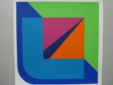 GEORG KARL PFAHLER - Siebdruck / Serigraphie 1975 "Formativ"