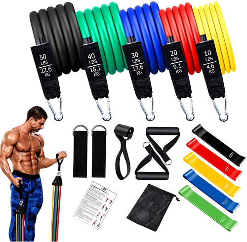 Fitness widerstandsbänder set - widerstandsbänder,