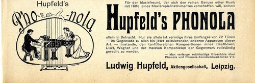 Hupfeld phonola ludwig - s,