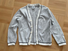 Petit Bateau Strickjacke Gr. 104 4 grau
