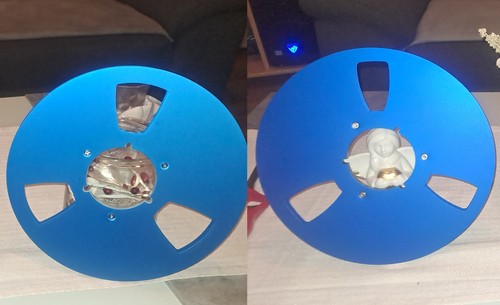 Blaue alu nab spulen 26cm - alu,