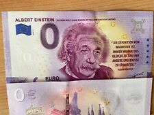 0 Euroschein Albert Einstein