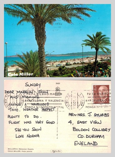 Postkarte cala millor - -,