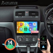 2+32GB Android 14 Autoradio Apple Carplay BT 5.0 WIFI Navi GPS für Skoda Yeti 5L
