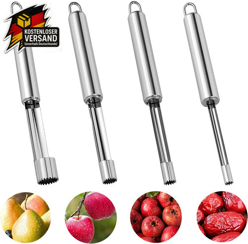 Obstentkerner edelstahl set - obstentkerner,