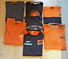 KTM Powerwear 7 ikonische Shirts Langarm Kurzarm orange blau schwarz Größe L
