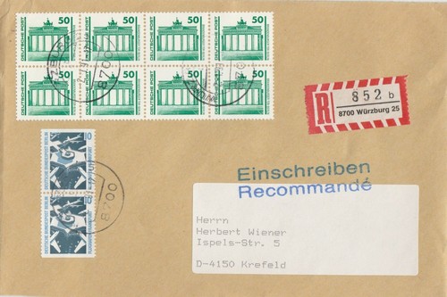 Einschreibbrief verschickt von