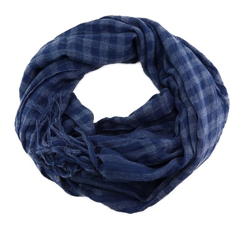 Schal blau dunkelblau - , marine