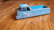 Altes Blech-Auto Vintage Midgetoy "Long Bed" Pickup-Truck  Made i USA ca. 1940er