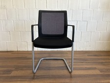 Orangebox WD-CA Besucherstuhl Freischwinger Netzrücken schwarz