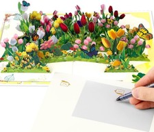 Tulpen Pop Up Karte, Papier
