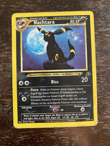 Pokémon karte nachtara - pokémon,