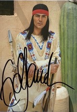 Erol Sander signiert Winnetou