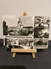 Vintage Postkarte Hotel International Praha, Multiview, Architektur, Einrichtung