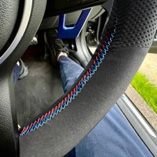 Schwarz blau rot lenkradbezug - schwarz-blau,