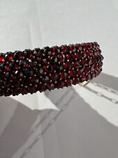 Armreif Neusilber antik mit 5