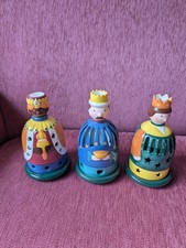 3x Villeroy&Boch GALLO DESIGN DECOLIGHT Drei heilig Könige Weihnachten Christmas