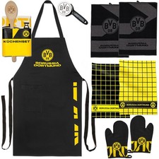 Borussia Dortmund Grillschürze Ofenhandschuh Pizzaschneider Handtuch Schürze BVB