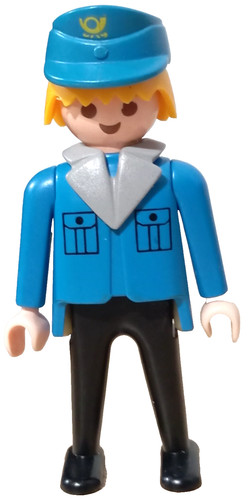 Playmobil figur alter postbote - figur,