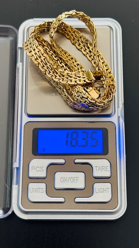 Goldkette 585 massiv 43 - goldkette, 585,