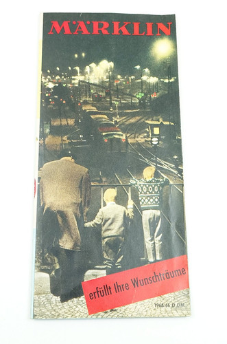 Märklin faltblatt 1965 1966 - faltblatt,