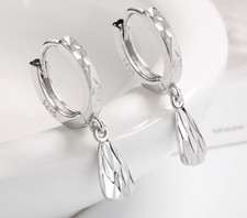 Damen Ohrringe Klapp-Creolen