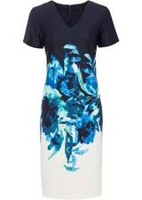 Neu Etuikleid bedruckt Gr. 36