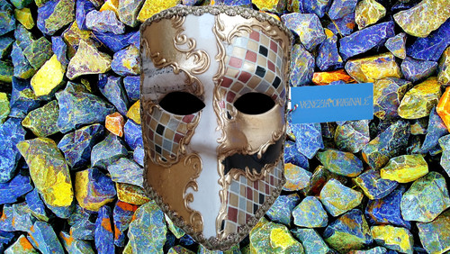 Venezianische casanova maske - venezianische,