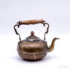 Art Nouveau Brass Wooden