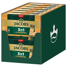 JACOBS Löskaffee 3in1 Typ Caramel 12x10 Getränke Sticks löslicher Kaffee Instant