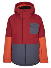 Ziener Junior Skijacke AWED Rot Grau 140 Kids Winter Ski Jacke Red Grey Orange
