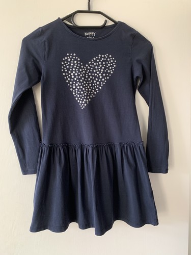 Kleid 134 140 - gr., sterne