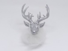 Deko Hirschkopf Silber