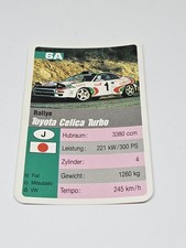 Toyota Celica Turbo- 6A - Einzelkarte - Quartett  (4)