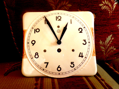 Alte küchenuhr mit - küchenuhr,
