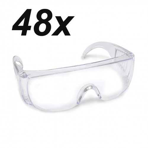 48x schutzbrille transparent - 48x,