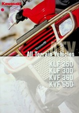 299518) Kawasaki KFX KSF KEF 50 250 300 400 700 Prospekt 02/2003