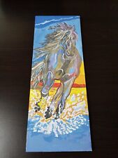 Pferd Motiv Malbild gemaltes Bild Handarbeit Wandbild Deko Handbemalt